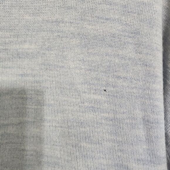 Lululemon Cardigan 4 Blue Merino Wool Split Back Open Front - Picture 7 of 8